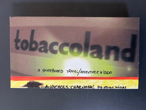 Skateboard vhs tobaccoland - skateboard, +++