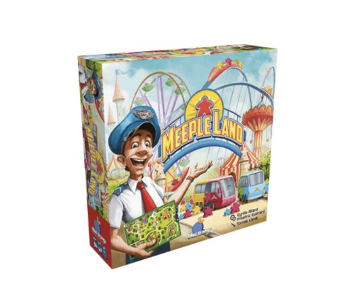 Blau orange meeple land - orange,