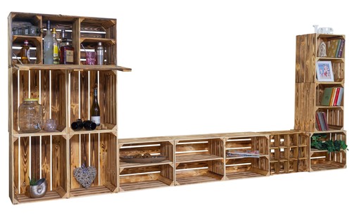 Board mit minibar sienna - tv-board,