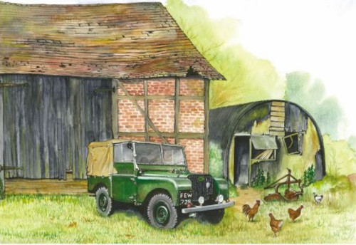 Land rover serie grün - rover,