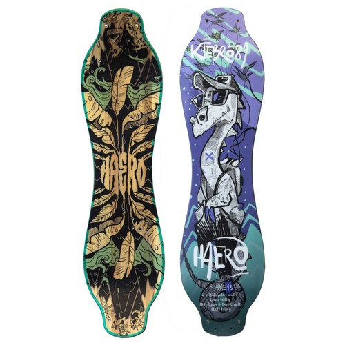 Kite land board deck - land, push